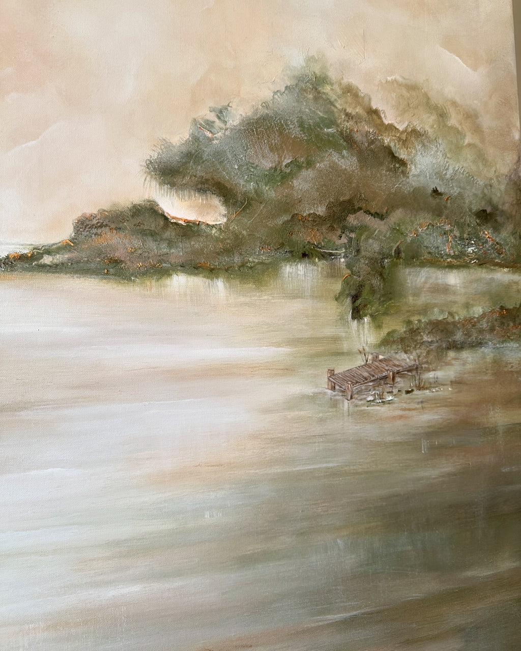 No. 61 "it starts now" 120×100cm, 47×39in