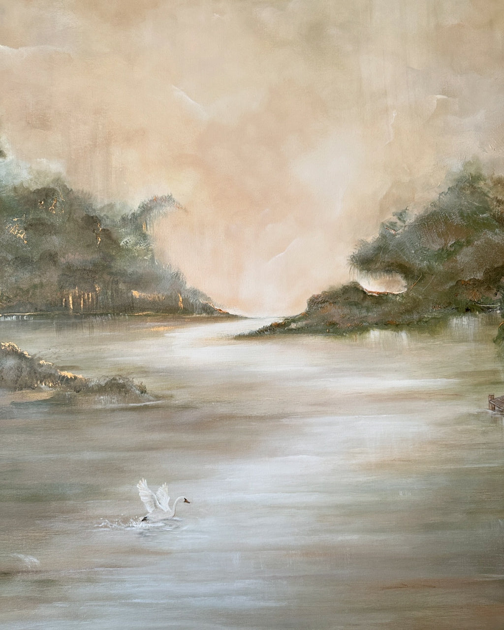 No. 61 "it starts now" 120×100cm, 47×39in