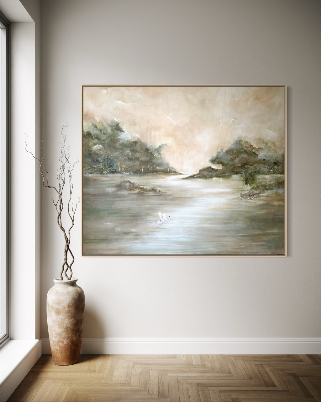No. 61 "it starts now" 120×100cm, 47×39in