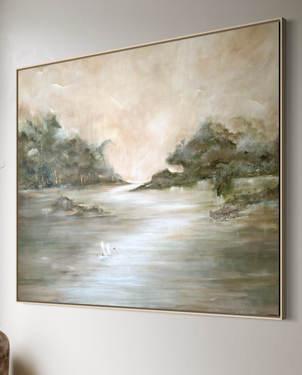 No. 61 "it starts now" 120×100cm, 47×39in