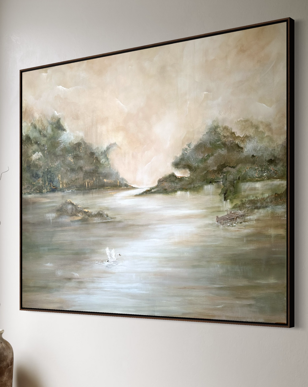 No. 61 "it starts now" 120×100cm, 47×39in