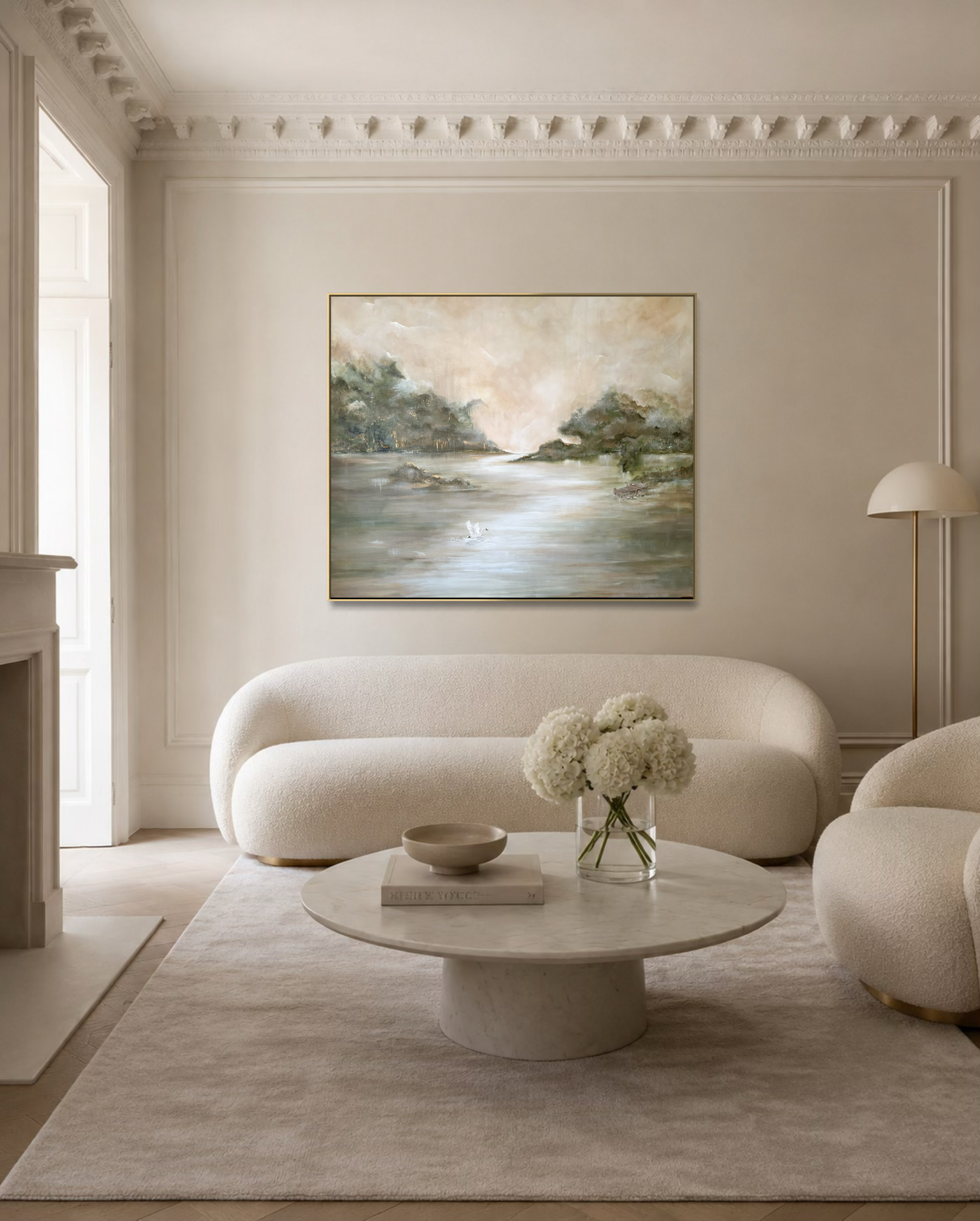 No. 61 "it starts now" 120×100cm, 47×39in