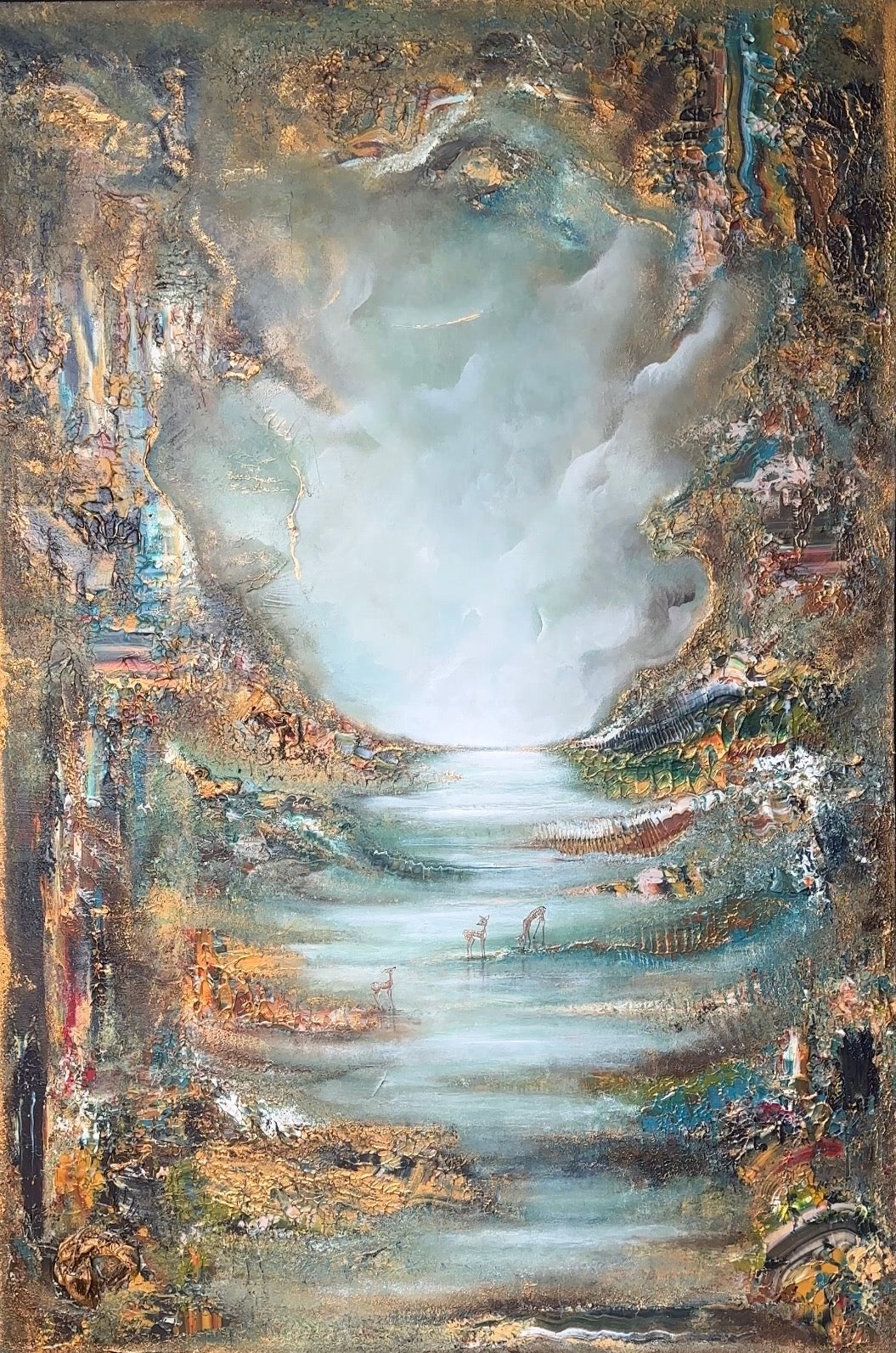 No. 30 Between Pines 100×150cm, 39×59in