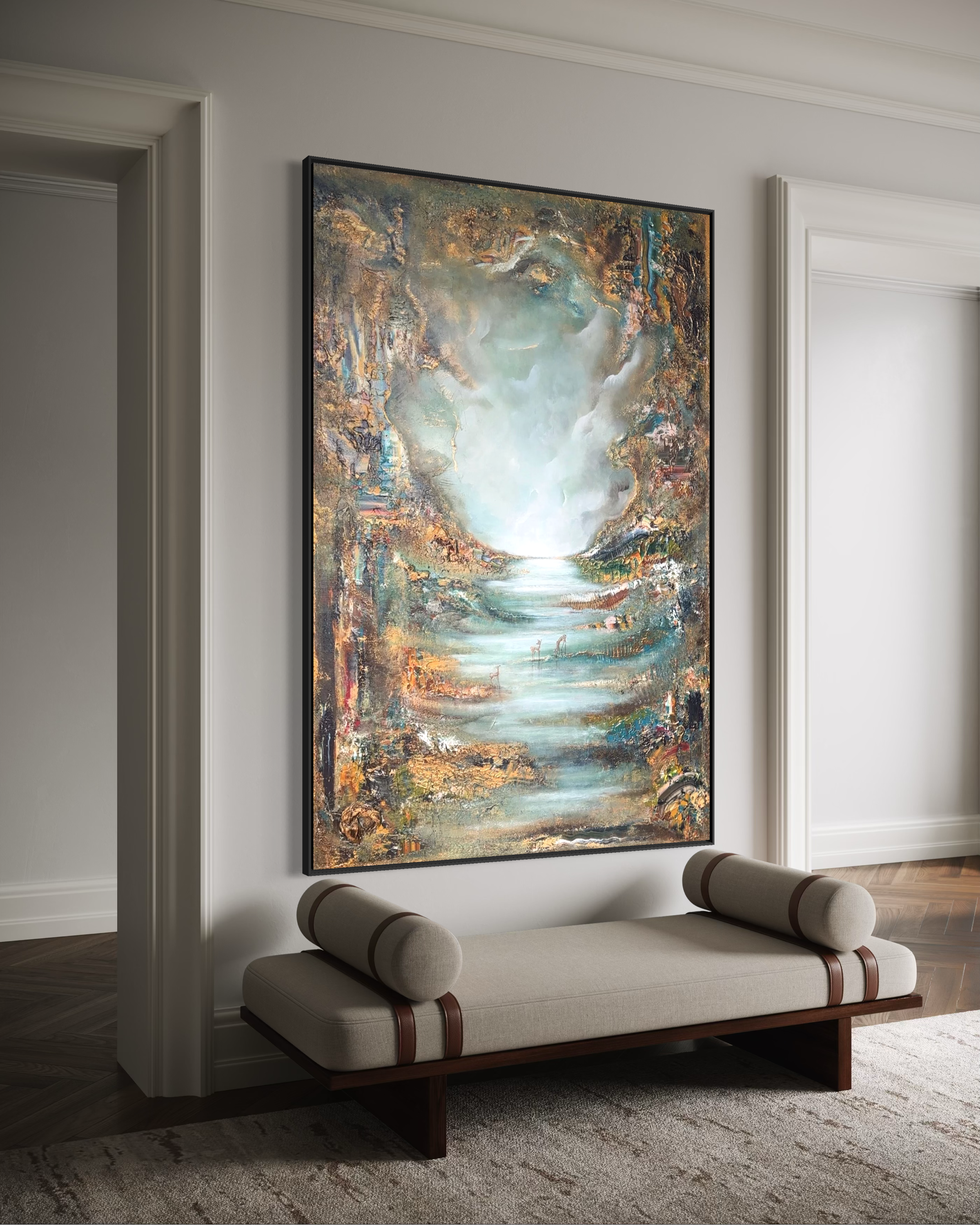 No. 30 Between Pines 100×150cm, 39×59in